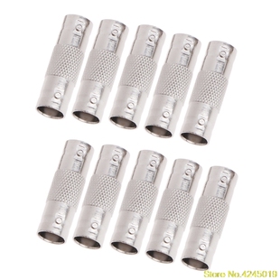 10 Pcs BNC Female To Female Connector Adapter For CCTV Camer