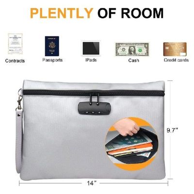Fireproof Document Bag Waterproof Money Bags Fire Safe