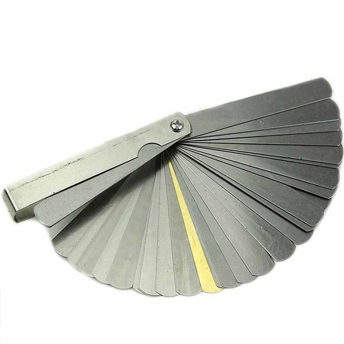 32 Blades Feeler Gauge Metric Gap Filler 0.04-0.88mm Thickne