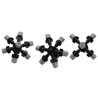 360 Degree Atomization Multi-way Grey Nozzle Misting Fog
