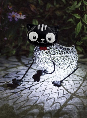 Hot 3D Cat Shaped Solar Garden Light Outdoor Animal Decor