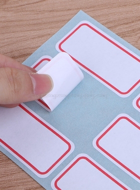 25*53mm 12 Sheets Self Adhesive Label Stickers Office Lab Bo