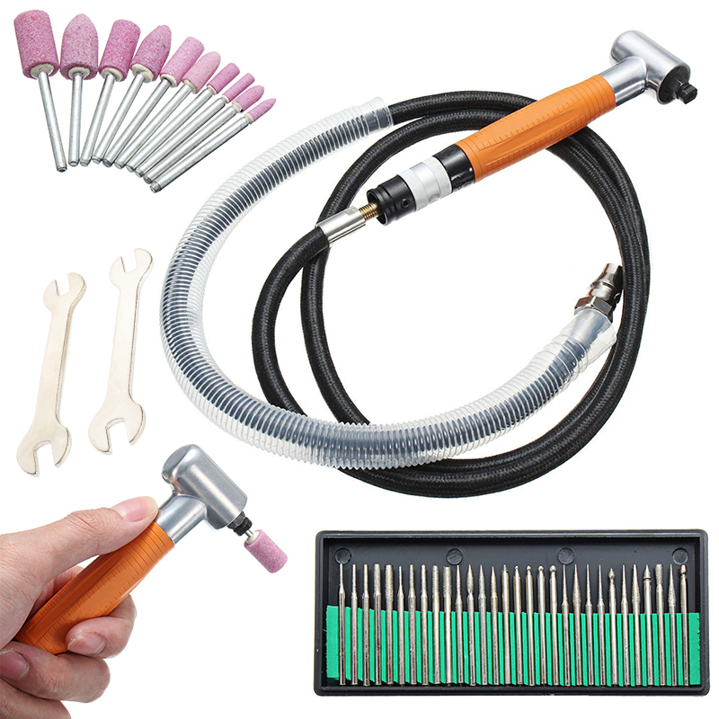 90 Degree Angle Air Die Grinder 3MM Pneumatic Micro Grinder