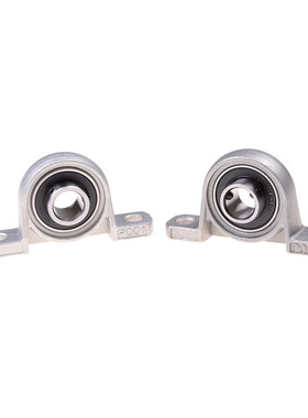 2pcs 12mm PilBlock Bearings Flange Auto Self Adjust Center D