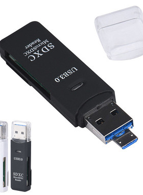 Reliable USB 3.0+OTG Micro SD/SDXC TF Card Reader Adapter fo