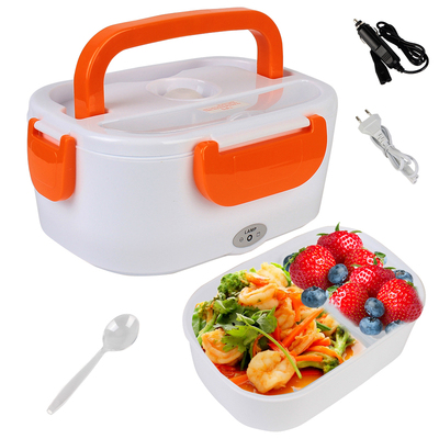 12V 220V EU Plug Food Warmer Travel Car Work Heating Bento