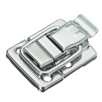 snap finish Suitcase suitcase lock 30x43mm Silver