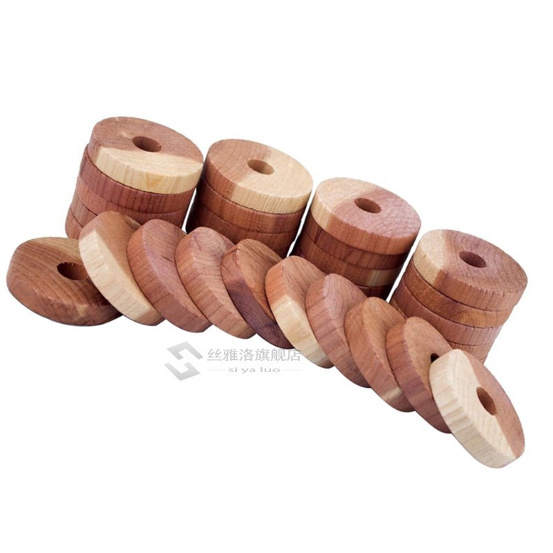 New 30 pcs Natural Cedar Wood Moth  Camphor Repellent Wardro