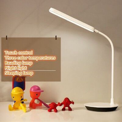 Stepless Dimmable Desk Reading Light Foldable Rotatable Touc