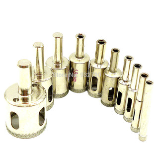 10pcs Holesaw Tile Ceramic Glass Porcelain Marble Granite Dr