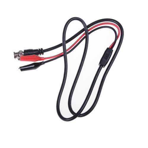 BNC Q9 Male Plug to Dual Alligator Clip Oscilloscope DIY Te