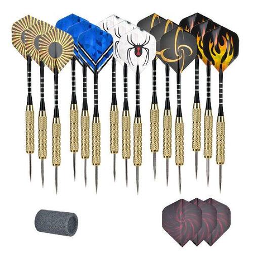 15 pcs (1 set) Professional Steel Tip Darts Flight Steel