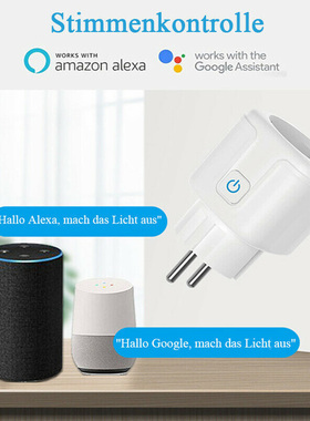 Smart Plug WiFi Socket EU 16A Power Monitor Timing Function