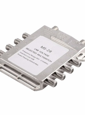 2x8 Satellite Signal Multiswitch 950-2150MHz LNB Voltage Sel