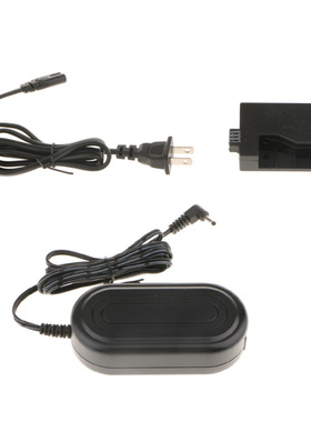 ACK-E5 AC Power Charger Supply + DR-E5 DC Coupler for Canon