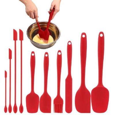Spatula Set For Baking 10pcs 480F Heat Resistant Rubber