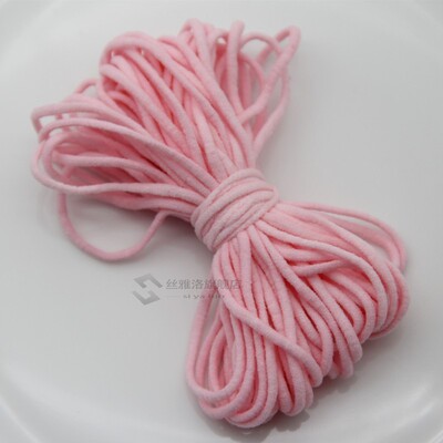 *10Yard 3MM Round Mouth  Elastic Band  Rope Rubber Band Tape