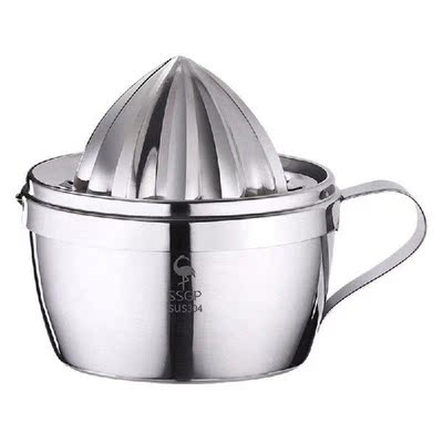 Stainless Steel Manual Juicer With Bowl Household Lemon