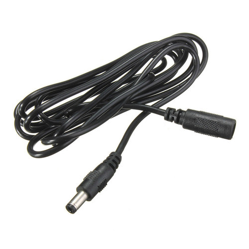 5.5mm x 2.1mm DC Power Jack Male to Female Extension Cable C