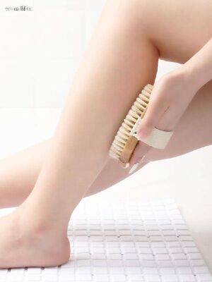 vanzlife Dry bristle brush bath brush brush body cleaning