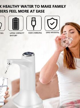 5 Gallon Water Bottle Pump 2 in 1 Use Automatic Drinking