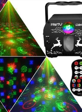Mini LED Laser Stage Projection Lamp 60 Patterns 17 RGB