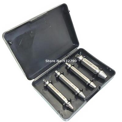 4pcs Broken Bolt Damage Screw Remover Extractor Drill Bits E