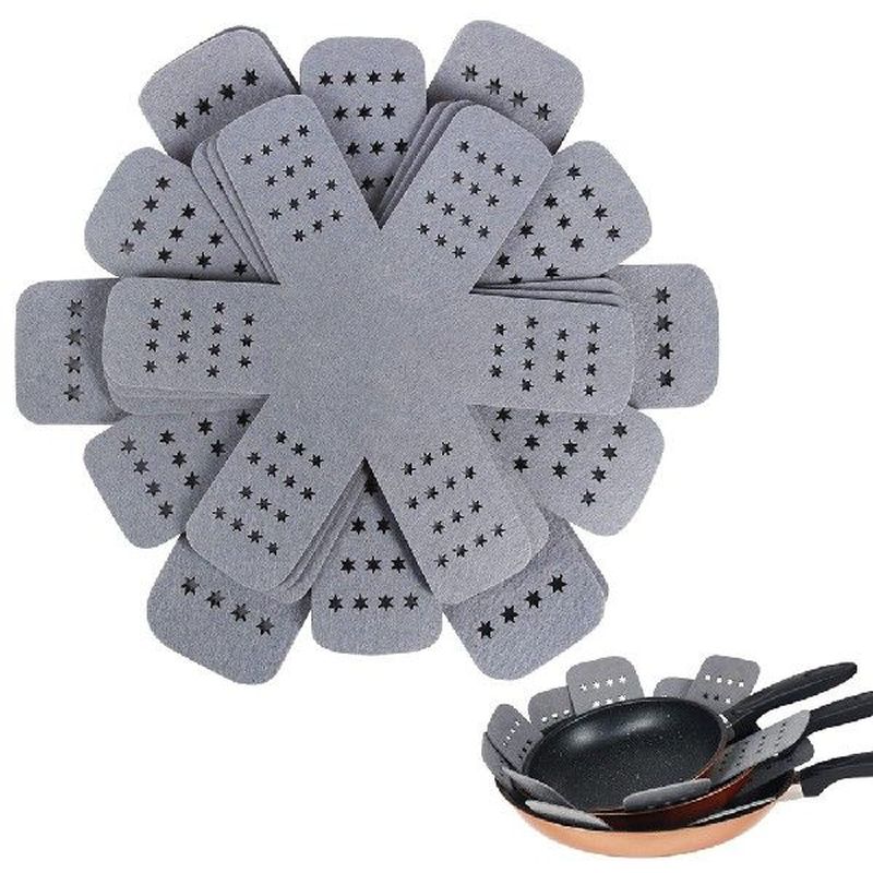 Cooking Pan Protectors with Star Larger& Thicker Set Po