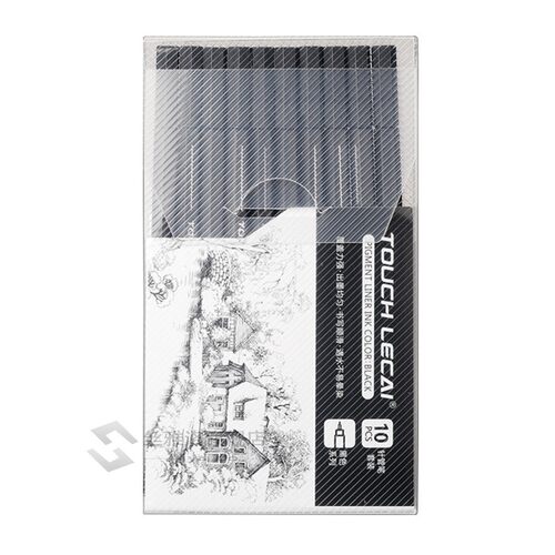 *10 pcs/set Pigt Liner Micron Ink Marker Pen 0.05 0.1 0.2 0.