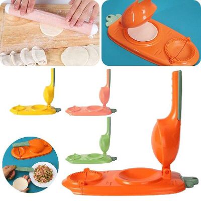 2 in 1 Dumpling Maker Manual Dough Presser Dumpling Wrapper