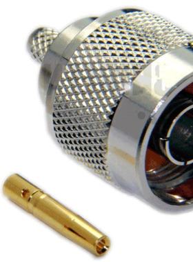 5Pcs N Male Crimp Connector for RG316 RG174 Nickel Machined