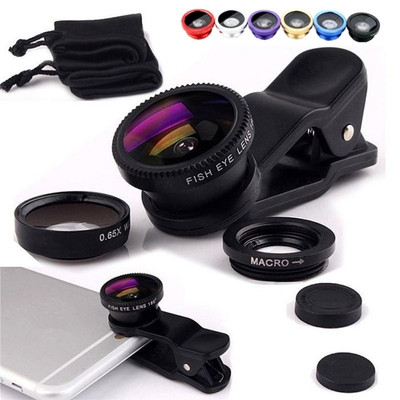 Fish Eye for iPhone Huawei Samsung Xiaomi Telefoon Phone Len