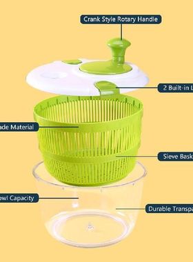 Kitchen Appliance Tools Salad Mixer Plastic Manual Fruit