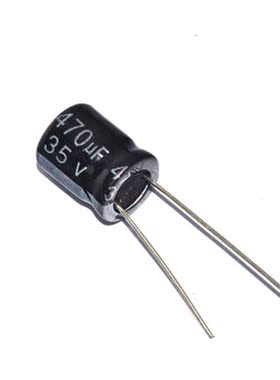 100pcs 35V 470UF 10*17mm 470UF 35V 10*17 Electrolytic capaci