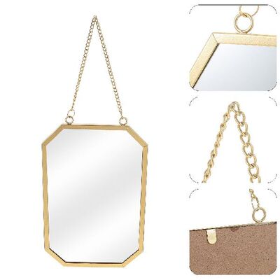 Mirror Wall Hanging Decorative Metal Bedroom Makeup