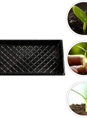 Hot 4Pcs Trays Seedling Starter Tray Humidity Adjustable