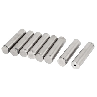 Glass Standoff Hardware 25mm Dia 100mm Long 8 Pcs