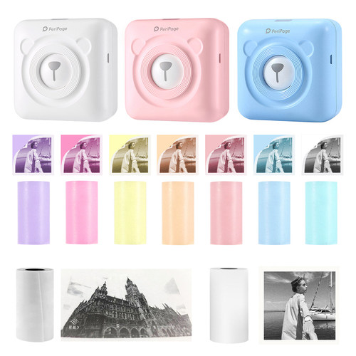 Mini Bluetooth-compatible Wireless Thermal Printer Sticker