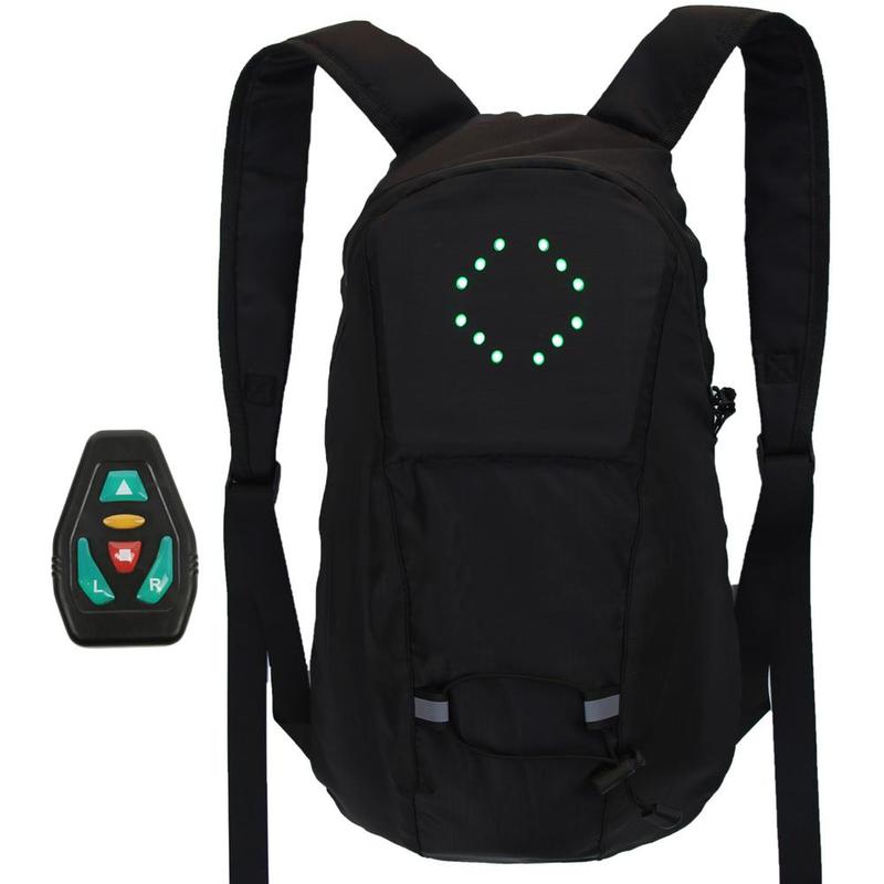 New Bicycle Bag Waterproof Sport Backpack 15L LED Turn