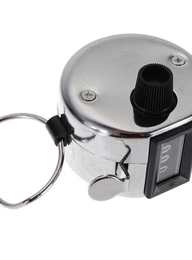 Mini Mechanical Hand Tally Counter 4 Digit Number Click Golf