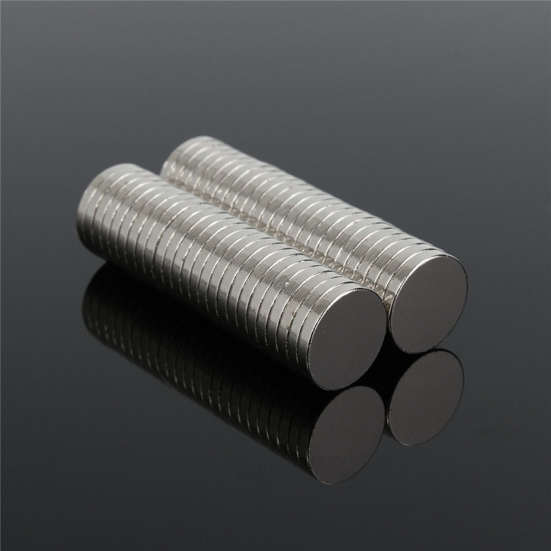 100Pcs 12mm X 2mm N48 Strong Round Disc Magnets Rare Earth N