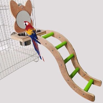 Bird Feeding Cup Hanging Parrot Feeder Food Water Bowls