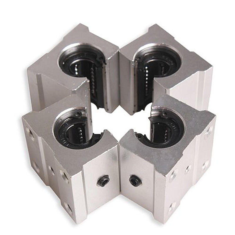 4 x SBR12UU 12mm Aluminum Linear Motion Router Bearing block
