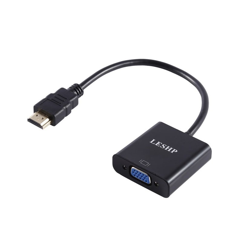 Amkle HDMI to VGA Adapter Cable HDMI VGA Converter Cable Sup 乐器/吉他/钢琴/配件 吉他合成器 原图主图