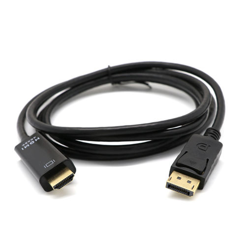 4K*2K DisplayPort DP To HDMI Male Converter Adapter Cable 2.