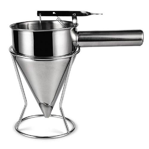 Stainless Steel Cake Batter Piston Funnel Cream Dosing
