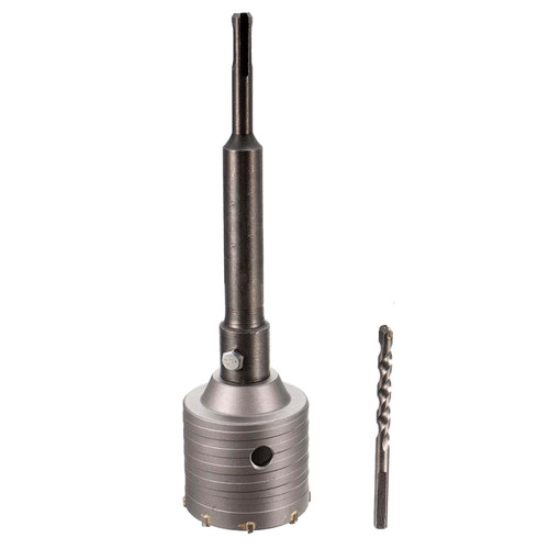 Shank Drill Bit 65mm Wall Hole Saw 200mm Rod For Concrete Ce