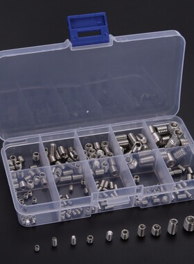 200pcs Assortment Grub Screws Set Hex Socket Screw Set M3-M8