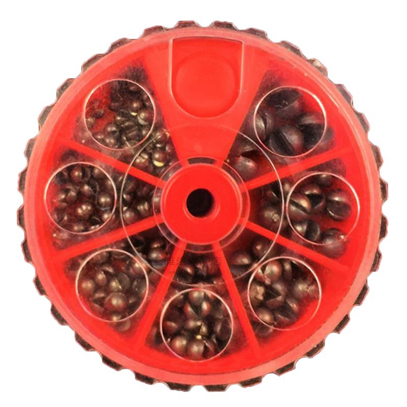 106 Pieces Fishing Sinkers Weights Kit 0.2g/0.28g/0.38g/0.5g