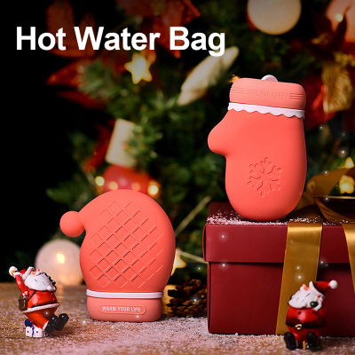 Mini Hot Water Bag Christmas 300/320ML Leak-proof Filled